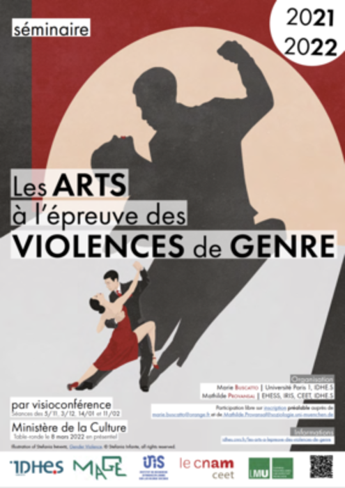 Plakat Affiche Seminaire Arts Violence de Genre